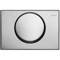 Клавиша Geberit Delta 115.108.00.1 10, старт/стоп, нержавеющая сталь - Gidratop.ru изображение