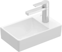Рукомойник Villeroy&Boch Avento 43003L01, 36 см, правый, альпийский белый - Gidratop.ru изображение
