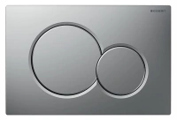 Клавиша Geberit Sigma Type 01, 115.770.JQ.5, с легкоочищаемой поверхностью, матовый хром - Gidratop.ru изображение