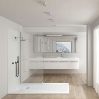 Поддон для душа из искусственного камня VST-4SR9016W, 1600*900*30, белый матовый - Gidratop.ru изображение