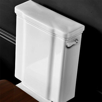 Механизм слива NEW с боковой ручкой (уст-ка справа), для бачка моноблок 4179/1071, цвет хром