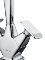 Смеситель для раковины высокий WONZON & WOGHAND SHAKESPEARE, Хром (WW-651103-CR) - Gidratop.ru изображение