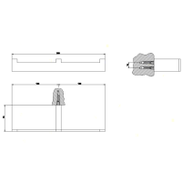 Gessi Rettangolo полотенцедержатель двойной настенный, цвет: хром - Gidratop.ru изображение