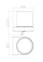 Дозатор мыла WONZON & WOGHAND, Черный (WW-5251-BL) - Gidratop.ru изображение