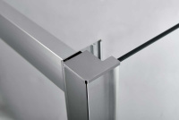 Душевой уголок Alpha VSR-3AL8015CL, 1500*800, хром, стекло прозрачное - Gidratop.ru изображение