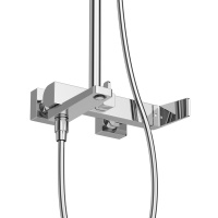 ARDENTE Душевая стойка со смесителем и изливом, хром ARDENTE-VSCM-CRM - Gidratop.ru изображение