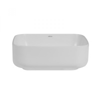 Раковина накладная ABBER Rechteck AC2211 белая - Gidratop.ru изображение