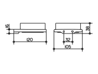 Полочка Keuco Edition 400 11549 019000 в комплекте с матовой хрустальной чашей для мелочей - Gidratop.ru изображение