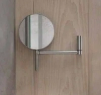 Зеркало Keuco Plan 17649370002 19.3 см, двустороннее, с увеличением 5x, черный матовый - Gidratop.ru изображение