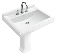 Раковина Villeroy&Boch Hommage, 75 х 85 см, подвесная, альпийский белый, 7101 A1R1 - Gidratop.ru изображение