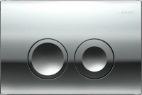 Кнопка смыва Geberit Delta 21 115.125.21.1 Type глянцевый хром (уценка, царапинка, отстуствуют толкатели и фиксаторы) - Gidratop.ru изображение