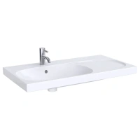 Раковина Geberit Acanto 500.625.01.2, 90 х 48,2 см, крыло справа, белая - Gidratop.ru изображение