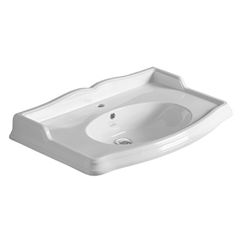 Раковина 90х56см., с 1 отв. под смеситель, цвет: белый