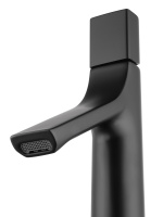 Смеситель для раковины высокий WONZON & WOGHAND The ONE, Черный матовый (WW-H1011-MB) - Gidratop.ru изображение