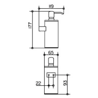 Дозатор мыла Keuco Plan 14953 010100 - Gidratop.ru изображение