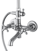 Душевая система WONZON & WOGHAND RETRO, Хром (WW-88739020-CR) - Gidratop.ru изображение