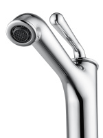 Смеситель для раковины высокий WONZON & WOGHAND STEAM, Хром (WW-88239008-CR) - Gidratop.ru изображение