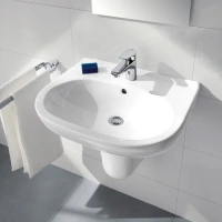 Раковина Villeroy&Boch O.novo, 60 х 49 см, подвесная, альпийский белый, 51606001 - Gidratop.ru изображение
