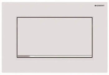 Клавиша Geberit Sigma Type 30 115.893.JT.1, белый, смыв/стоп (не оставляет отпечатки пальцев)