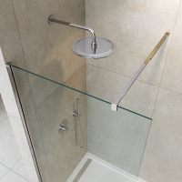 душевая перегородка CEZARES LIBERTA-L-1-80-C-Cr - Gidratop.ru изображение