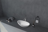 Раковина накладная ABBER Stein AS2610 белая матовая - Gidratop.ru изображение