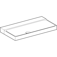 Раковина Geberit Xeno2, без отверстия под смеситель, 90 см, белая - Gidratop.ru изображение