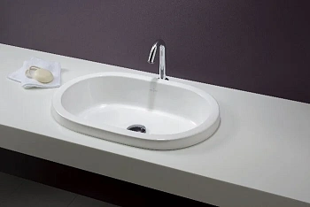 Раковина Villeroy&Boch Architectura 41666001, 61,5 х 41,5 см, встраиваемая сверху, альпийский белый