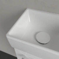 Рукомойник Villeroy&Boch Avento 43003L01, 36 см, правый, альпийский белый - Gidratop.ru изображение