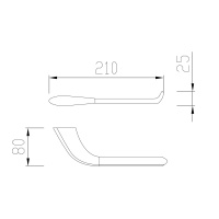 Бумагодержатель ABBER Nord AA1531 хром - Gidratop.ru изображение