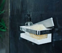 Корзинка для душа Keuco Collection Moll 12759 010000 со встроенным стеклоочистителем - Gidratop.ru изображение