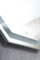 Зеркало с встроенным светильником и сенсорным выключателем SPC-OTT-800-800-LED-TCH, 12W, 220-240V, 800x30x800 - Gidratop.ru изображение