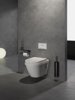 Туалетный ершик в комплекте WONZON & WOGHAND, Черный матовый (WW-V4601-MB) - Gidratop.ru изображение