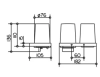 Стакан/дозатор мыла Keuco Edition 11 11153 019000, хром - Gidratop.ru изображение