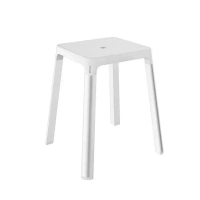 Табурет Keuco Axess 35082170051, цвет серебро/белый - Gidratop.ru изображение