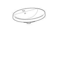 Раковина Geberit Variform 500.724.01.2, 60 x 48 см, белая - Gidratop.ru изображение