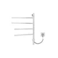 Полотенцесушитель электрический Vincea VTD-1S1CE 43x60, хром, таймер - Gidratop.ru изображение