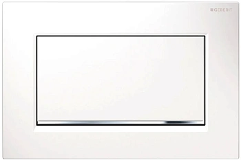 Клавиша Geberit Sigma Type 30 115.893.KJ.1, металл, белый/хром