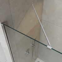 душевая перегородка универсальная LIBERTA-L-1-TB-80-C-Cr - Gidratop.ru изображение