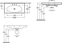 Раковина Villeroy&Boch La belle 6124 А1R1 alpin CeramicPlus - Gidratop.ru изображение