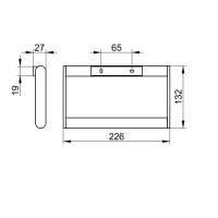 Полотенцедержатель Keuco Plan 14921070000, 22.6 см, нержавеющая сталь - Gidratop.ru изображение