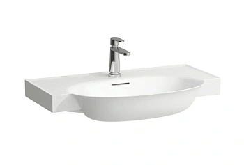 Раковина Laufen New Classic 8.1385.5.757.104.1 80 х 48 х 16.5 см, SaphirKeramik, 1 отверстие, белый матовый
