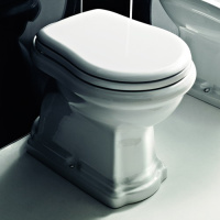 Унитаз напольный слив в пол, цвет белый - Gidratop.ru изображение