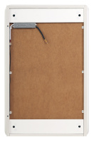 Зеркальный шкаф с одной распашной дверцей, с двумя стеклянными полками, со встроенной подсветкой и сенсорным выключателем SPC-MAR-600/800-1A-LED-TCH, 12W, 220-240V, 600x800x150 - Gidratop.ru изображение