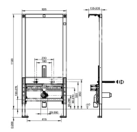 Инсталляция для биде Villeroy&Boch ViConnect 9221 48 00 - Gidratop.ru изображение