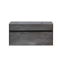 База под раковину Chiara 1000 подвесная, 1 выкатной ящик soft-close, G.Stone - Gidratop.ru изображение