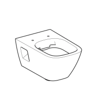 Подвесной унитаз Geberit Renova Plan 500.378.01.1 безободковый - Gidratop.ru изображение