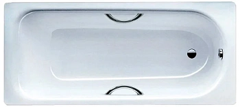 Стальная ванна Kaldewei Saniform Plus Star мод. 333, 160 х 75 х 41 см, с отверстиями для ручек