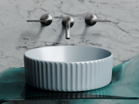 Умывальник чаша накладная круглая (цвет Серо-x - Gidratop.ru изображение