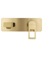 Смеситель для раковины встраиваемый WONZON & WOGHAND FRAME, Брашированное золото (WW-88869010- BG) - Gidratop.ru изображение