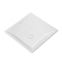 Раковина накладная ABBER Rechteck AC2214 белая - Gidratop.ru изображение